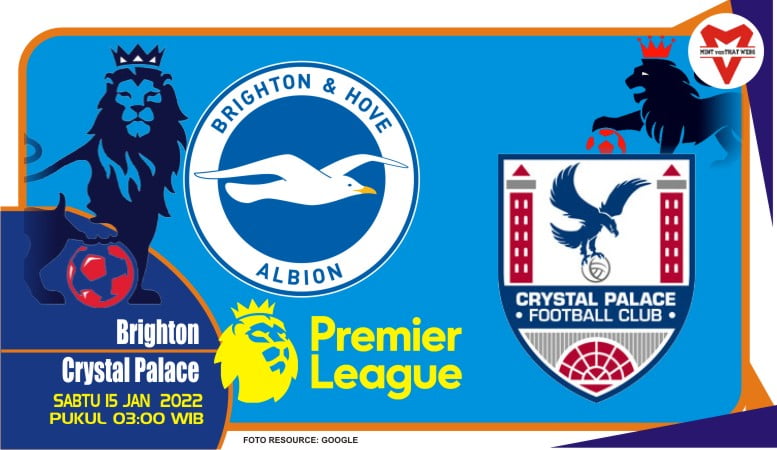 Prediksi Brighton vs Crystal Palace, Liga Inggris 15 Januari 2022