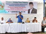 Wakil Ketua DPRD Kota Medan Gelar Sosialisasi Produk Hukum Daerah
