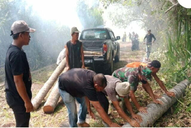 PJID-N Simeulue dan Warga Gotong Royong Bersama