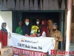 PT BA Peduli Kebakaran Warga Pasar Tanjung Enim