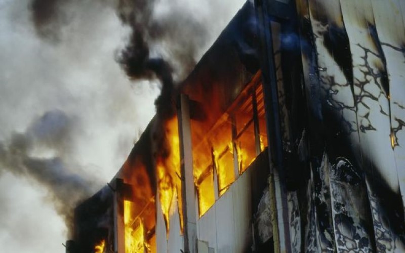 Gedung DPRD Jabar Terbakar