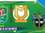 MK Dons vs Sutton United