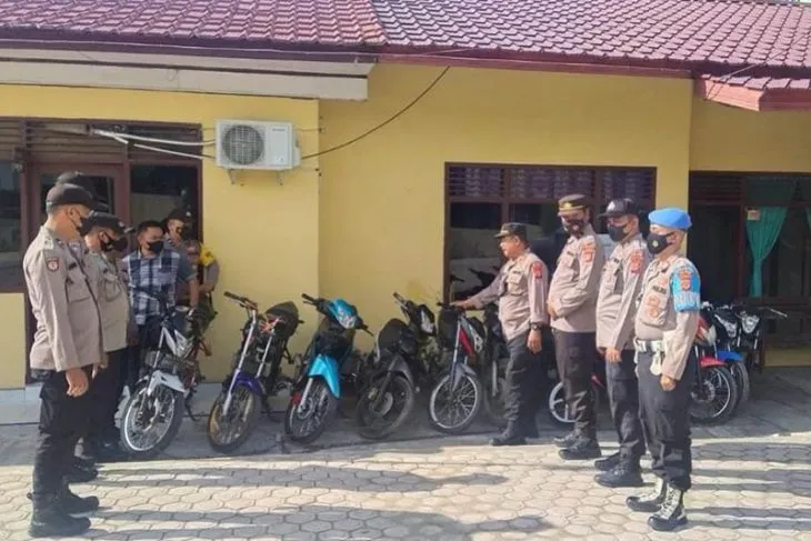 11 Sepeda Motor Di Aceh Timur Diamankan Polisi