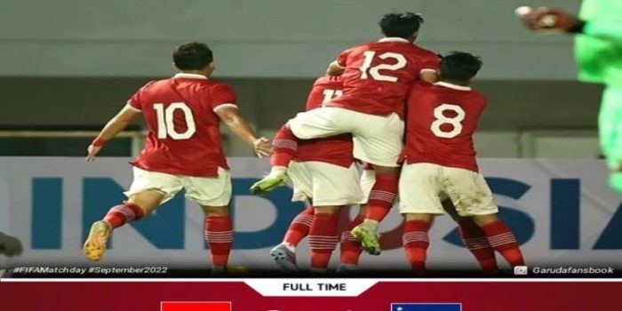 Hasil Liga Uji Coba, Indonesia vs Curacao, 1-1