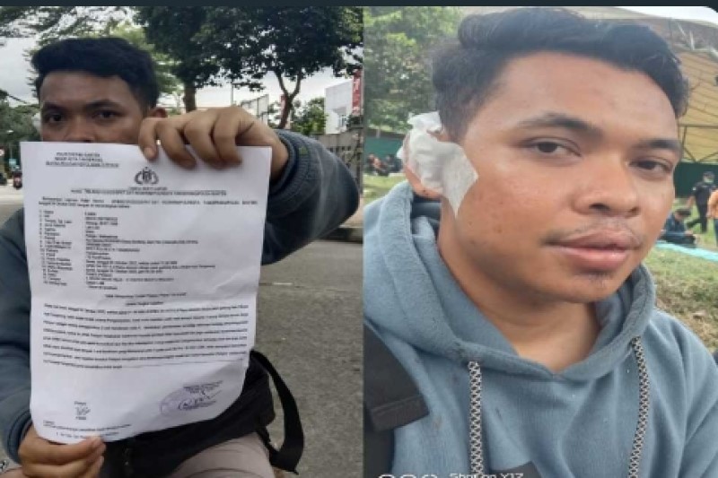 Lima Wartawan di Keroyok Para Mafia BBM Bersubsidi di SPBU Pasir Gadung Cikupa