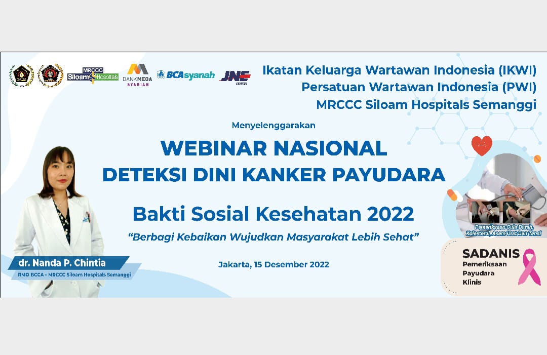 Sambut Peringatan Hari Ibu 2022 IKWI-PWI Selenggarakan Webinar & Baksos Kesehatan