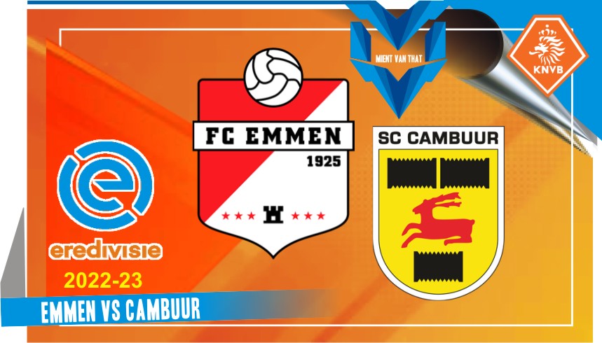 Emmen vs Cambuur, Eredivisie