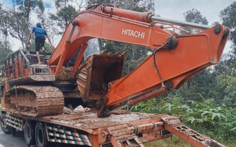 Tiga Terduga Pelaku Penambangan Illegal Diamankan