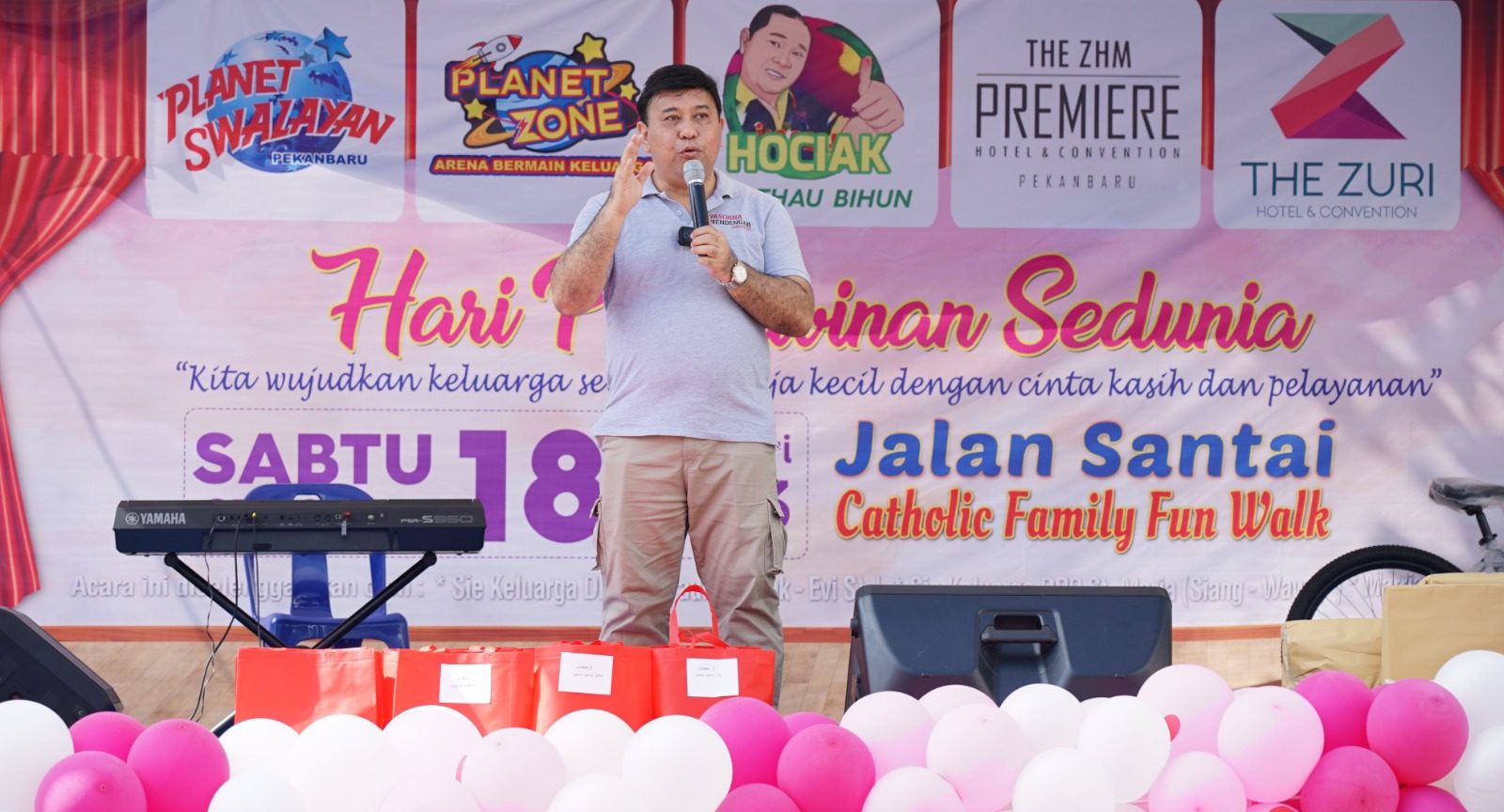 Hadiri Peringatan WMD, Fajar Lase Sosialisasikan Layanan Kemenkumham