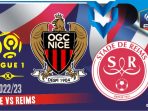 Nice vs Reims, Ligue 1 Prancis