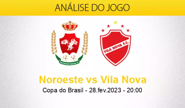 Noroeste vs Vila Nova, Copa do Brasil