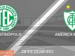 Tocantinopolis vs America Mineiro, Copa do Brasil