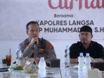 Wakapolres Langsa Pimpin Jumat Curhat Bersama Masyarakat Blang Paseh
