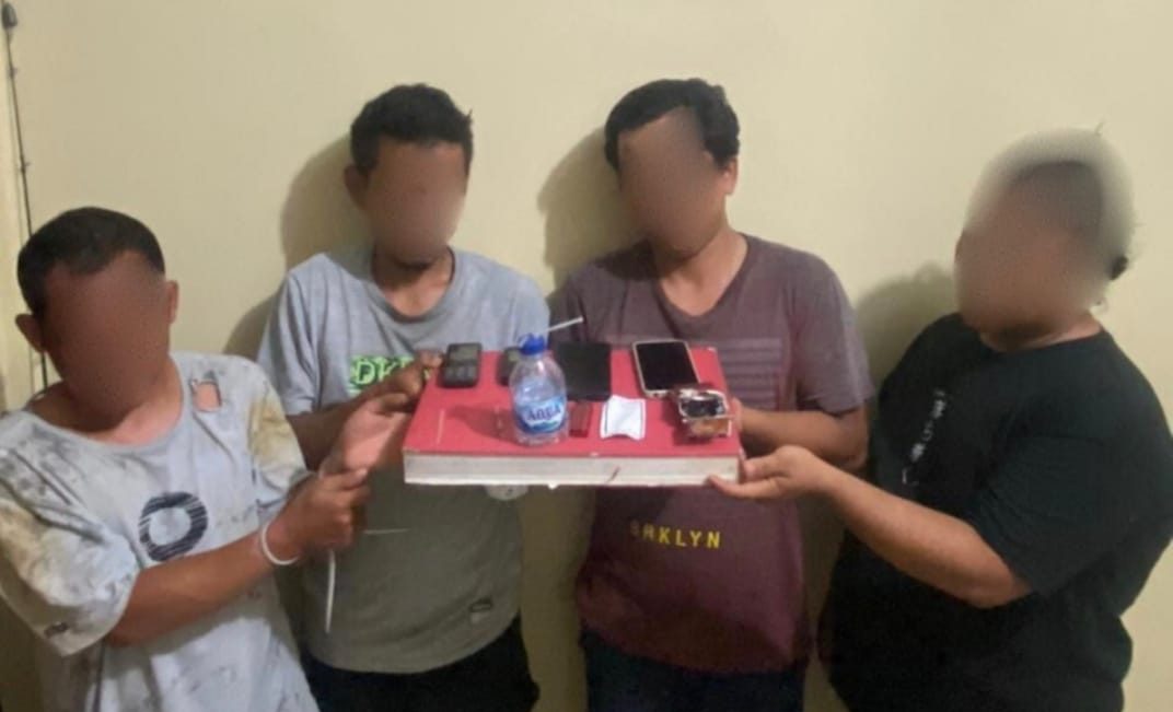 Asik Nyabu, Tiga Warga Aceh Singkil Ditangkap Polisi