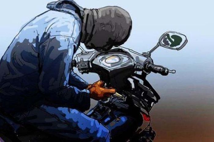 Ilustrasi Pencurian Motor Kab Bogor Ilustrasi Pencurian Motor Kab Bogor