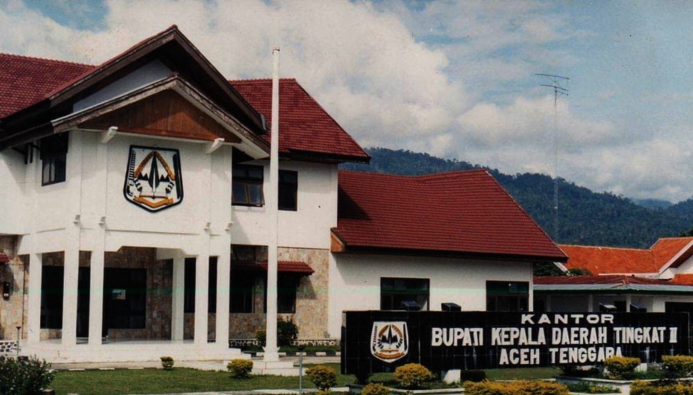 Pendopo Bupati Aceh Tenggara di Serang Dua OTK