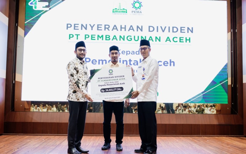 BUMA PT PEMA Kembali Menyerahkan Dividen Bagi Pemerintah Aceh