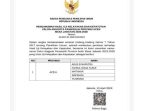 Bawaslu RI Umumkan Lima Calon Anggota Panwaslih Aceh