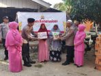 Jelang Idul Fitri, Polsek Langsa Timur Serahkan Bantuan Sosial