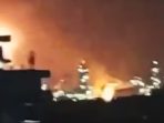 Kilang Minyak Putri Tujuh Pertamina RU II Dumai Meledak