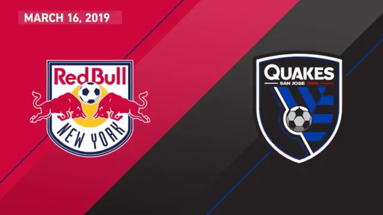 NY Red Bulls vs Earthquakes NY Red Bulls vs Earthquakes