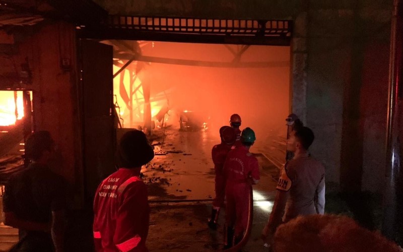 Ruko Dan Mobil di Kuala Simpang Aceh Tamiang Ludes Terbakar