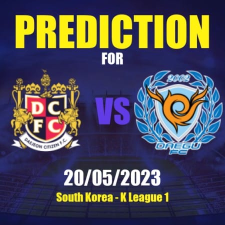 Prediksi Daejeon vs Daegu, K-League 20 Mei 2023