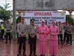 Kapolres Langsa Pimpin Upacara Kenaikan Pangkat Pengabdian