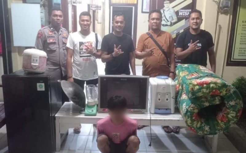 Pria Penggangguran di Langsa Diciduk Polisi