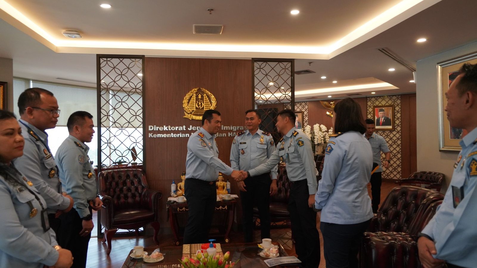 Audiensi Imigrasi Belawan Dengan Dirjen Imigrasi