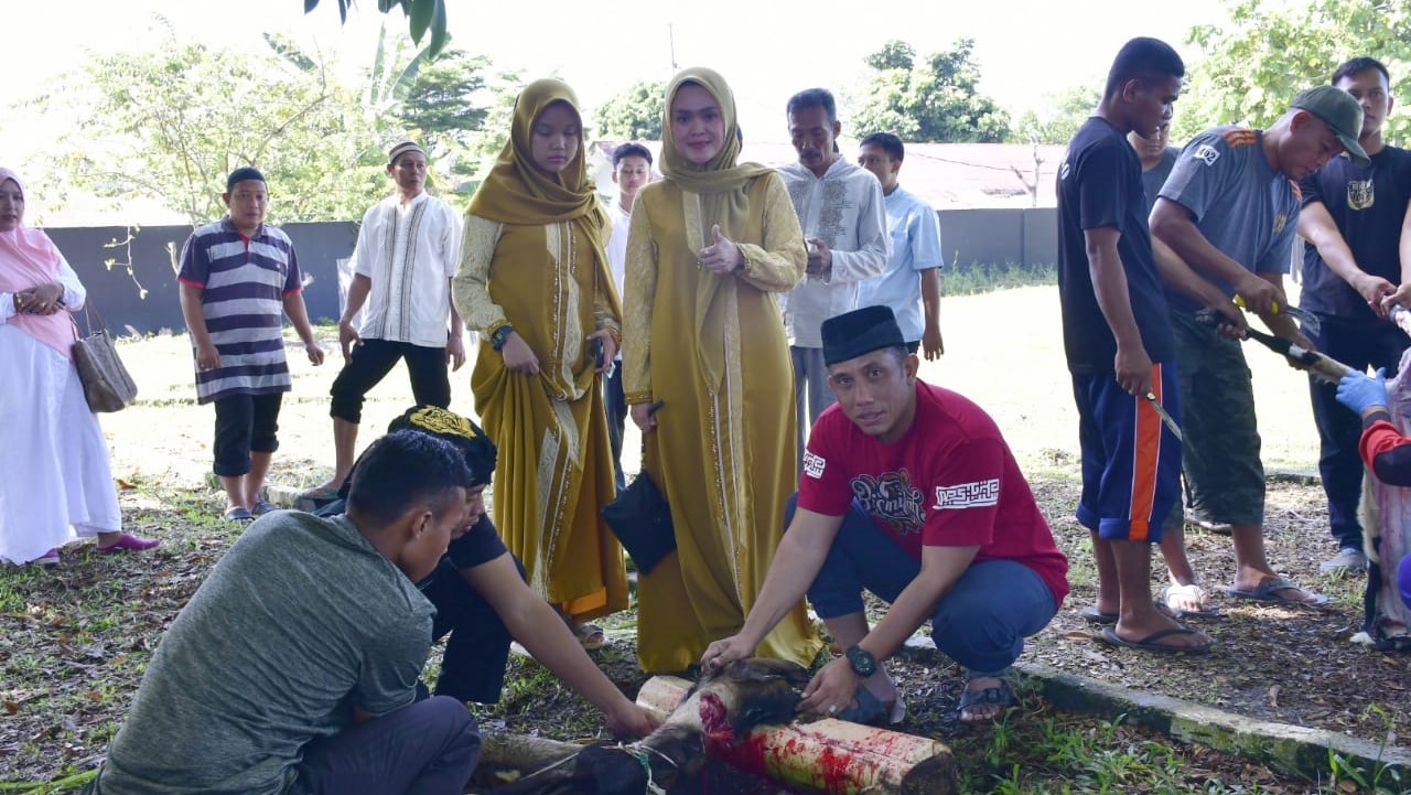 Batalyon Komando 462 Kopasgat Sembelih 16 Hewan Qurban