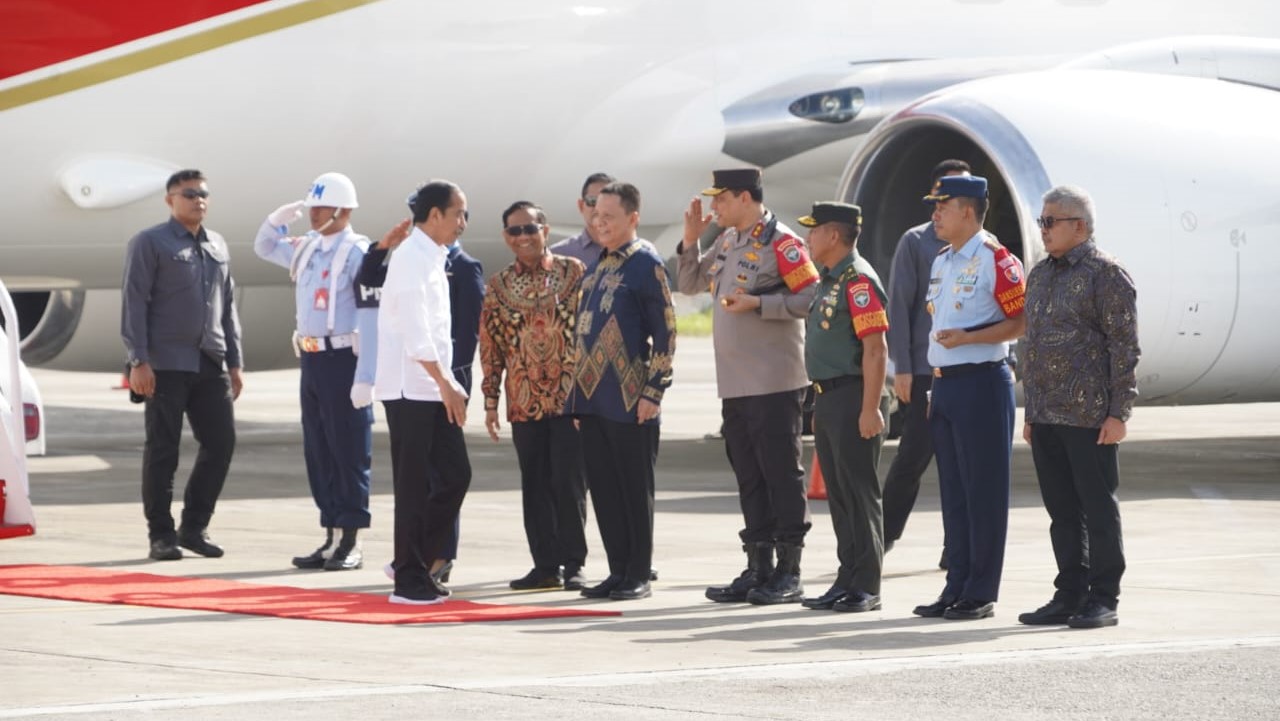 Jokowi Tiba di Aceh Luncurkan Program Penyelesaian non-yudisial HAM Berat