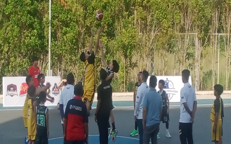 Kejurkot Bola Basket Kota Pekanbaru Resmi Dibuka