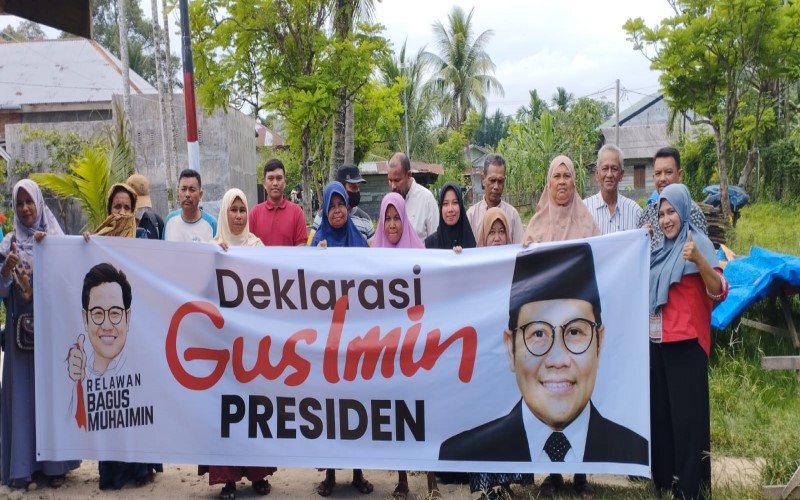 Komunitas Pengusaha Terasi Langsa Deklarasi Cak Imin Presiden 2024