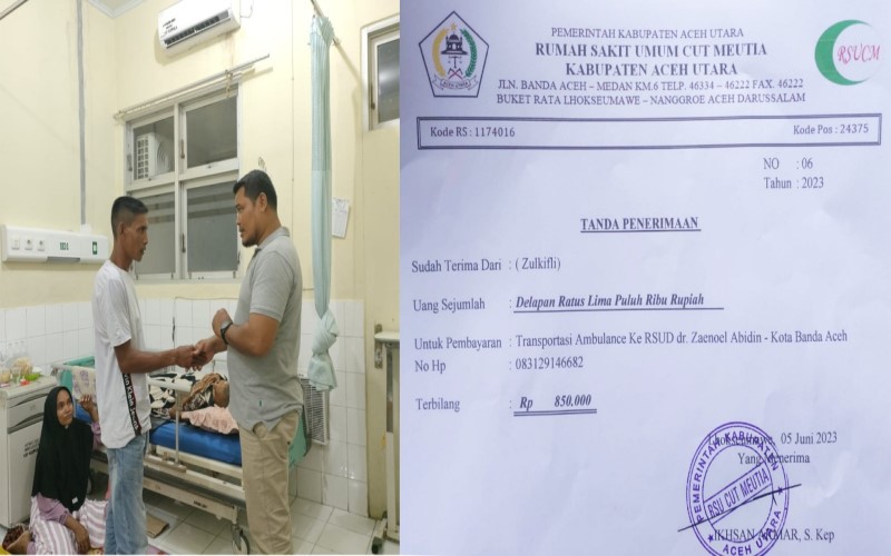 Pasien RSU CUT Meutia Yang Ditunda Rujukan Minta Bantuan Haji Uma