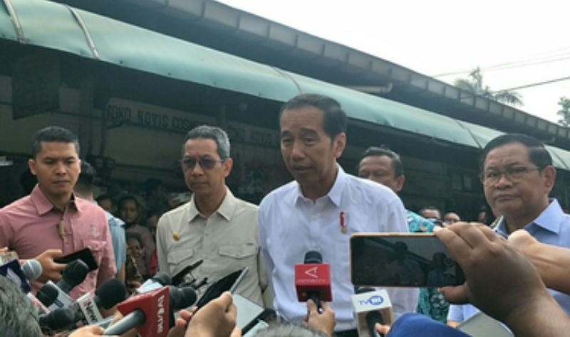 Presiden Jokowi Saksikan Pertandingan Indonesia vs Argenti