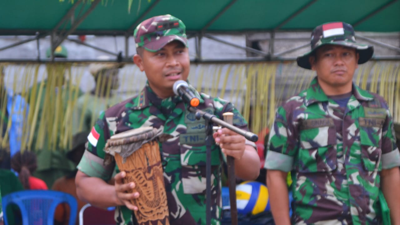 Dandim 1710/Mimika Buka Turnamen Bola Voly Kasad Cup Tahun 2023