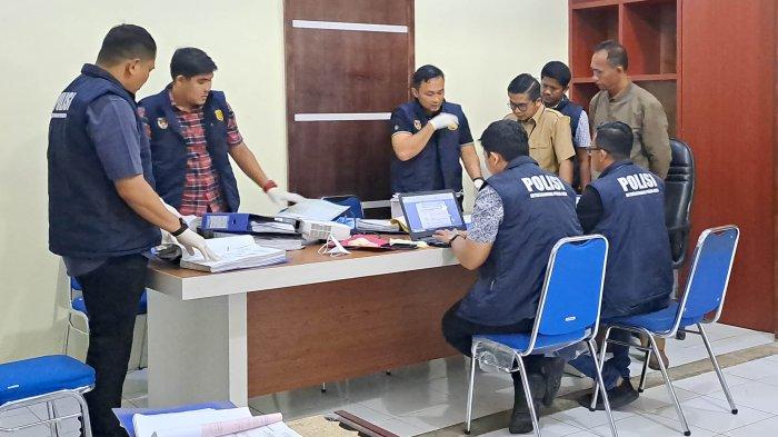 Polisi Geledah Kantor Dinkes Aceh Tengah Terkait Ambruknya RS Regional Takengon