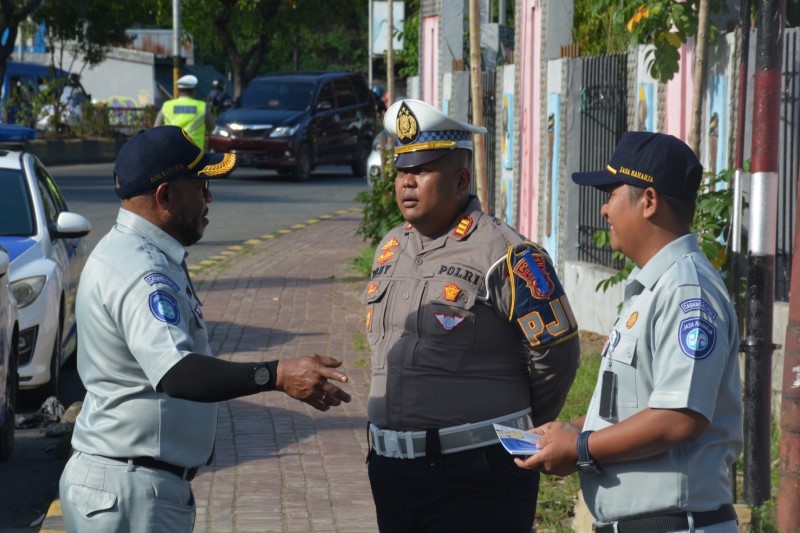 Polda Papua Gandeng Jasa Raharja Tekan Angka Laka Lantas Polda Papua Gandeng Jasa Raharja