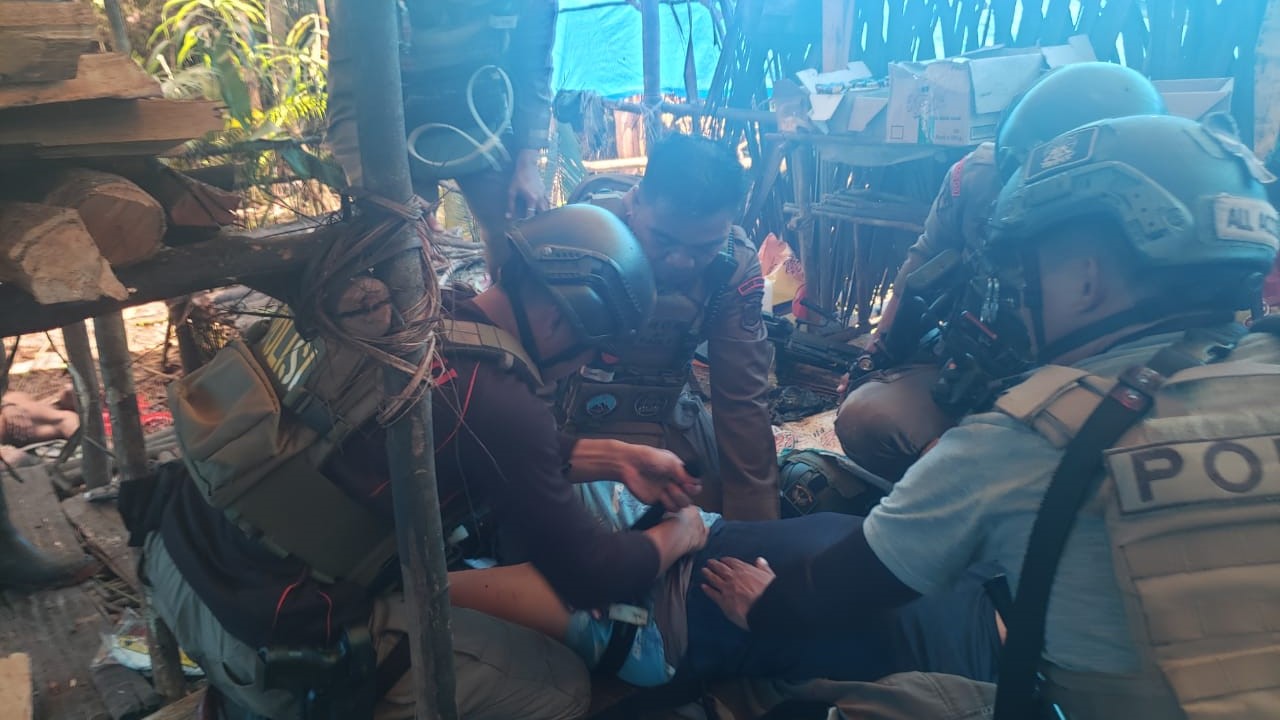 Markas KKB Yahukimo Digrebek Polisi