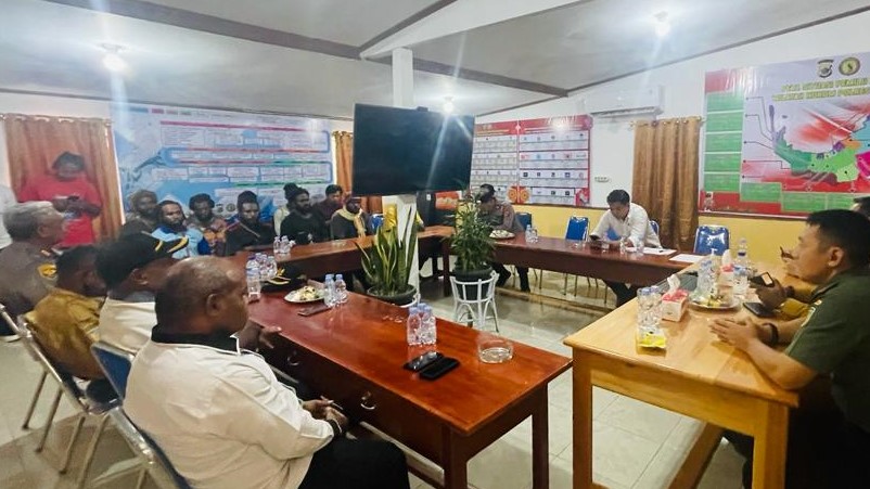 Perselisihan Warga Di SP 1 Distrik Legari Nabire Berakhir Damai