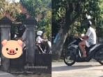 Pria di Sintang Onani di Atas Motor