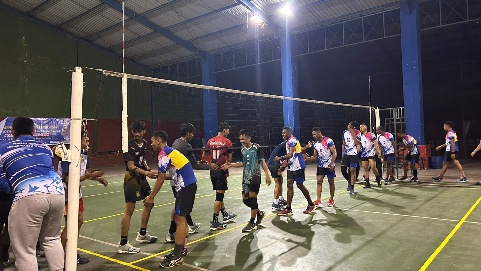 Uji Coba di Makassar, Tim Bola Voli Polda Papua Toreh Kemenangan