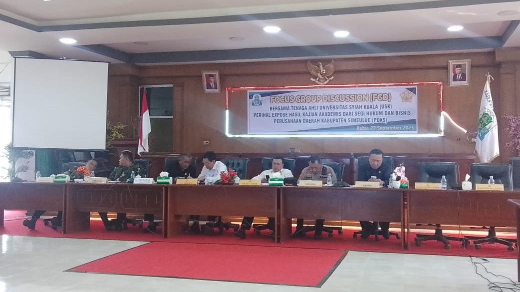 Ekspose Tim Ahli Akademis USK Kajian Hukum Pada PDKS Simeulue Ekspose Tim Ahli Akademis USK Kajian Hukum Pada PDKS Simeulue