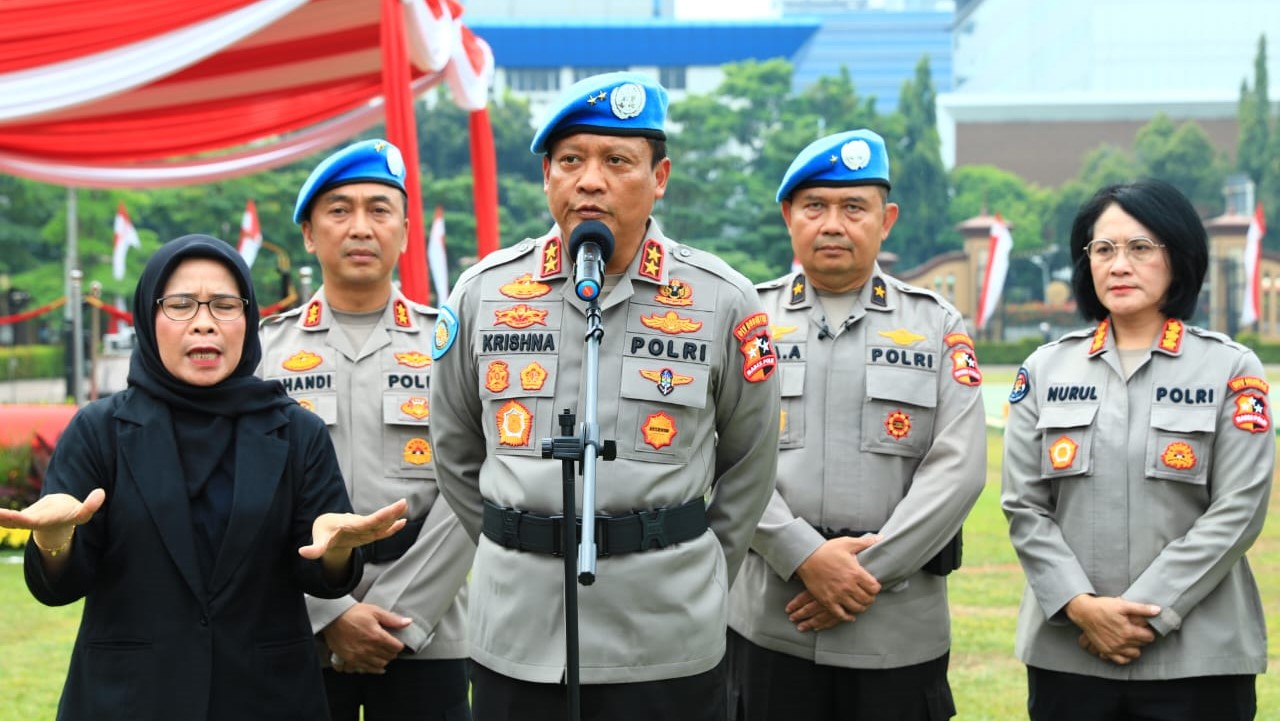 Individual Police Officer Polri Ada di Delapan Wilayah Konflik