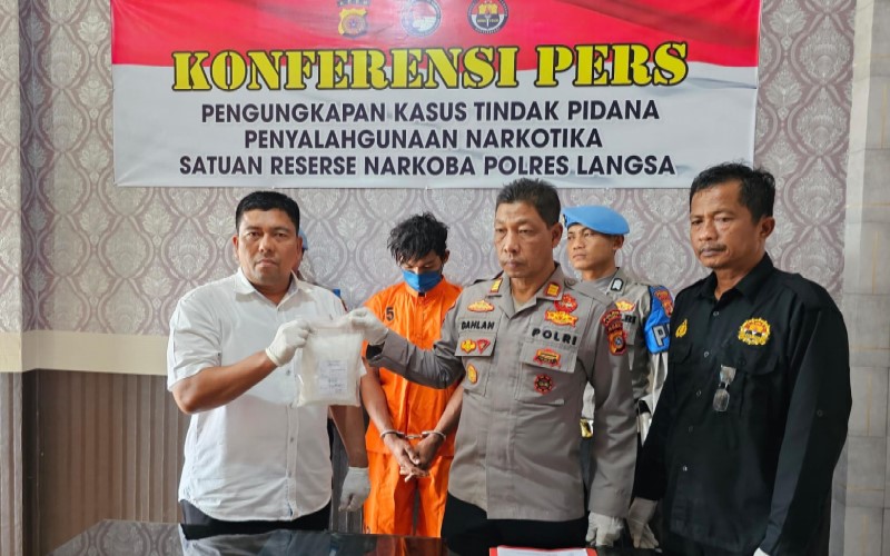 Buruh Bangunan Merangkap Bandar Sabu Diciduk Polres Langsa