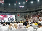 Ribuan Pendukung Prabowo-Gibran Padati Indonesia Arena