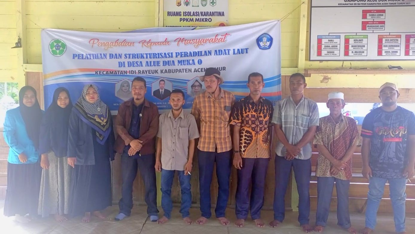 Tim Dosen Unsam Latih Strukturisasi Peradilan Adat Laut Di Aceh Timur