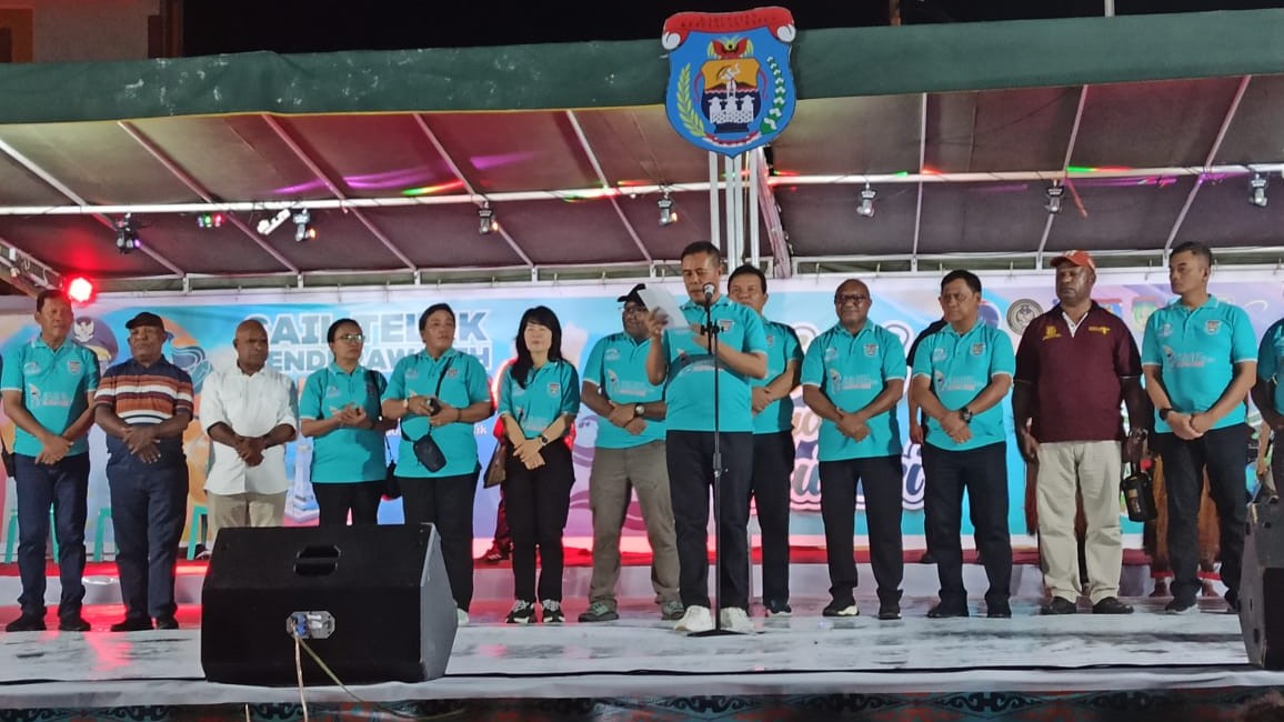 Wakapolres Yapen Hadiri Pembukaan STC Festival Budaya Saireri 2023