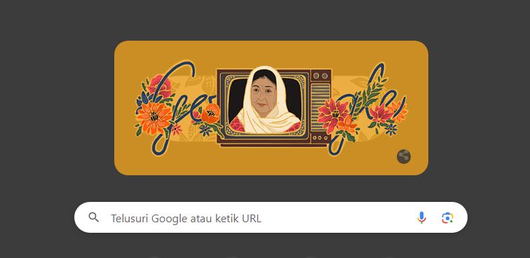 Tokoh Aminah Cendrakasih, Jadi Logo Google Doodle Hari Ini